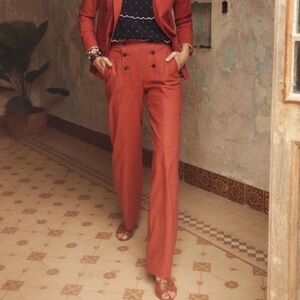 🇫🇷SEZANE Francesca Trouser Sz 38